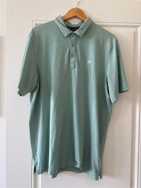 Travis Mathew Light Green Polo